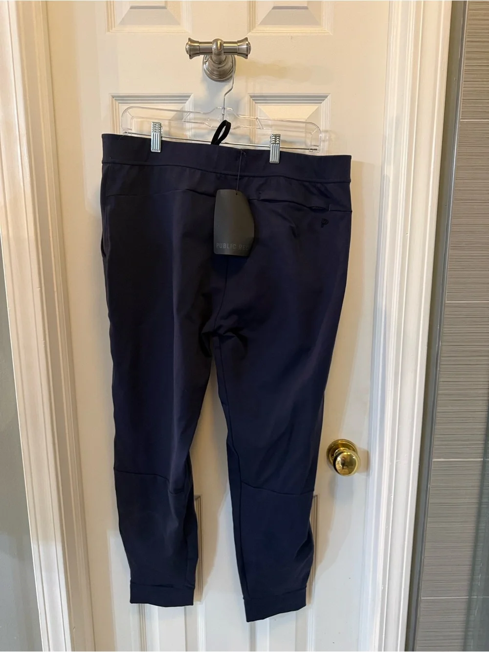 Public Rec Mens All day Everyday Navy Athletic Joggers‎ with Elastic Waist 36/30